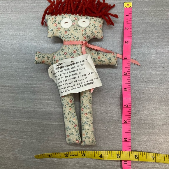 VINTAGE DAMMIT HANDMADE DOLL - Picture 5 of 6